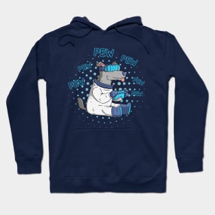 Pew Pew Dog VR Game Hoodie